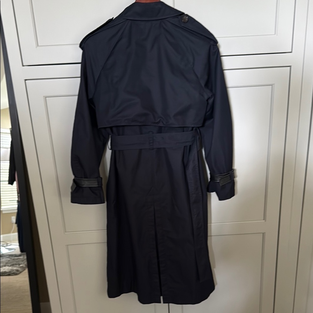 Coach Navy Trench Coat - Picture 10 of 16